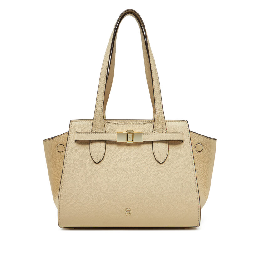 Дамска чанта Aigner 137412 Бежов цвят на ниска цена