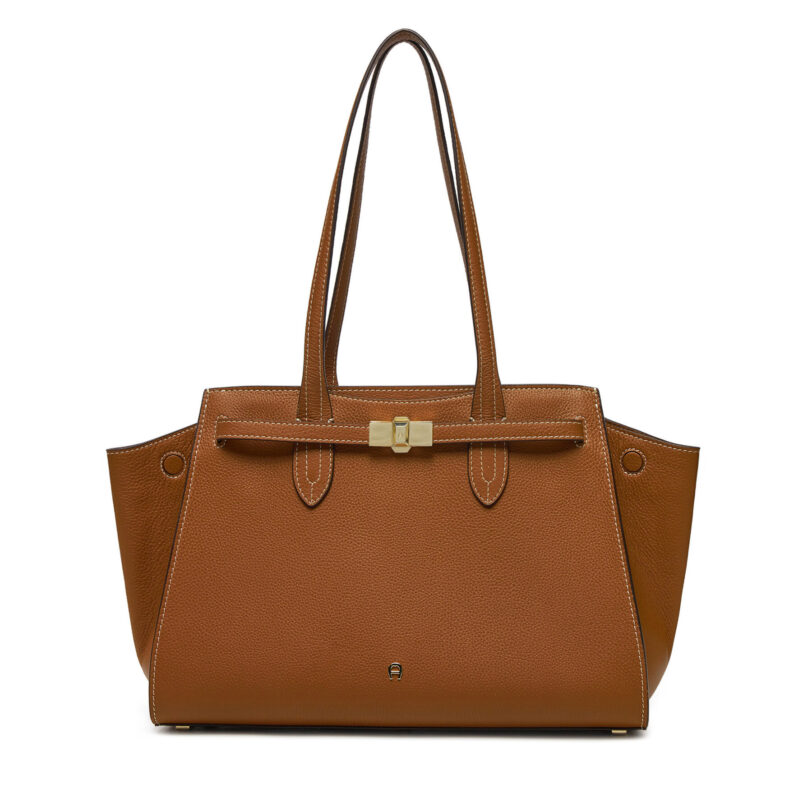 Дамска чанта Aigner 137413 Кафяв цвят на ниска цена