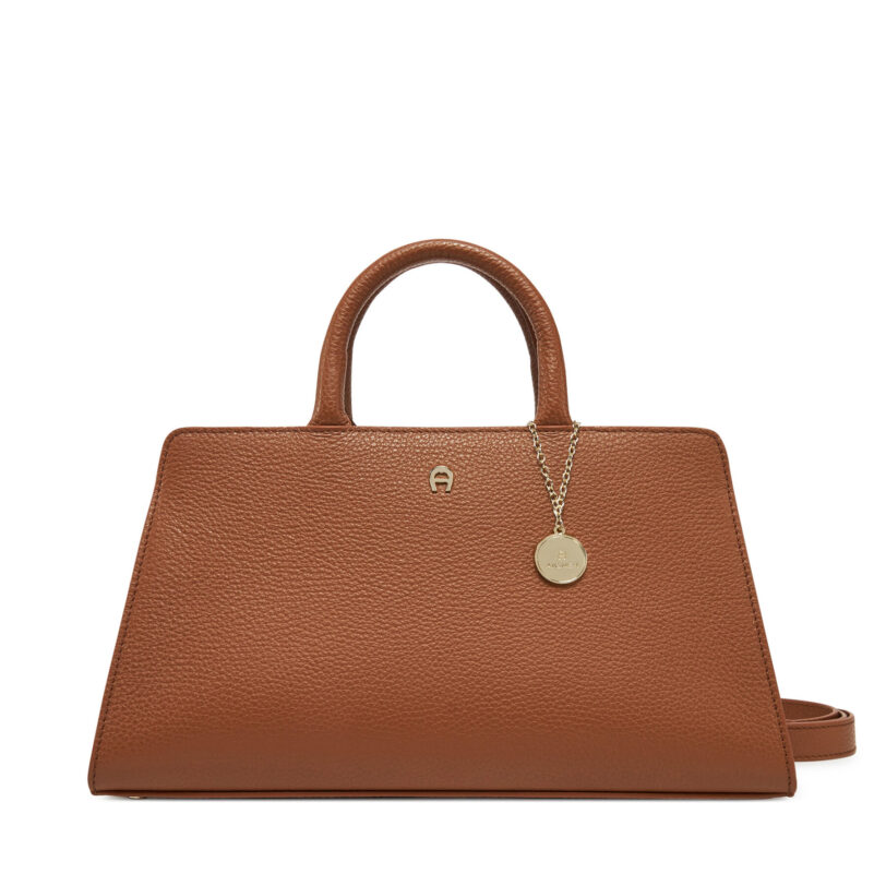 Дамска чанта Aigner Cybill M 133034 Кафяв цвят на ниска цена