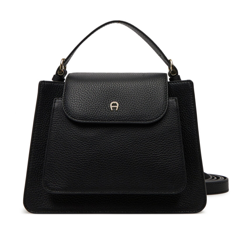 Дамска чанта Aigner Delia S 133020 Черен цвят на ниска цена