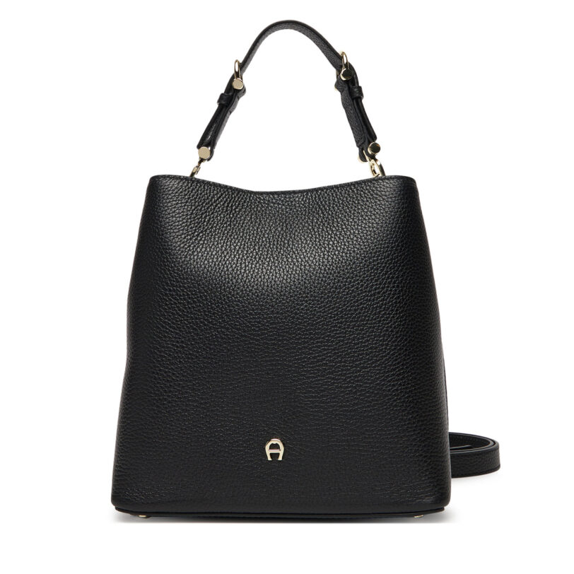 Дамска чанта Aigner Delia S 136160 Черен цвят на ниска цена