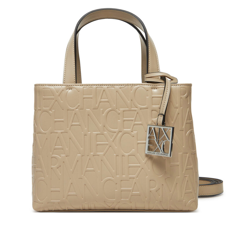 Дамска чанта Armani Exchange 942647 CC793 U1092 Бежов цвят на ниска цена