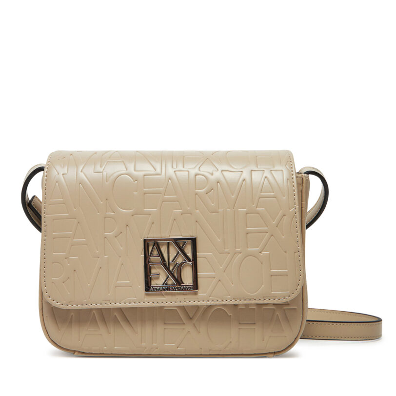 Дамска чанта Armani Exchange 942648 CC793 U1092 Бежов цвят на ниска цена