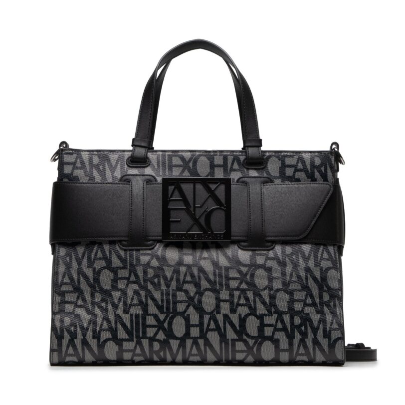 Дамска чанта Armani Exchange 942689 3F742 00850 Черен цвят на ниска цена
