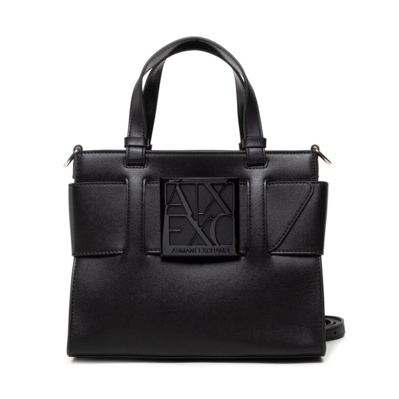 Дамска чанта Armani Exchange 942690 0A874 00020 Черен цвят на ниска цена