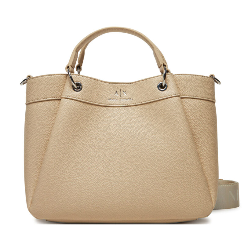 Дамска чанта Armani Exchange 942911 CC783 U1092 Бежов цвят на ниска цена