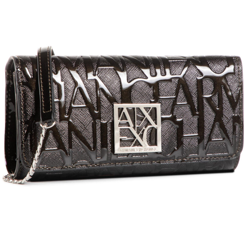 Дамска чанта Armani Exchange 948481 CC794 00020 Черен цвят на ниска цена