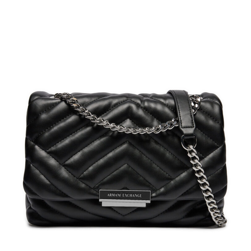 Дамска чанта Armani Exchange 949122 4R742 00020 Черен цвят на ниска цена