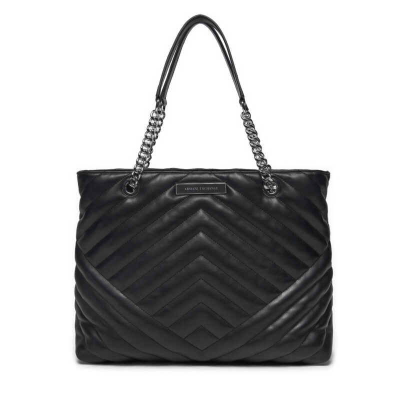 Дамска чанта Armani Exchange 949156 4R742 00020 Черен цвят на ниска цена