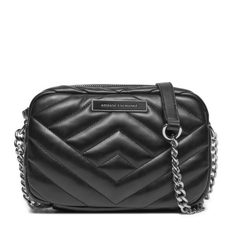 Дамска чанта Armani Exchange 949158 4R742 00020 Черен цвят на ниска цена