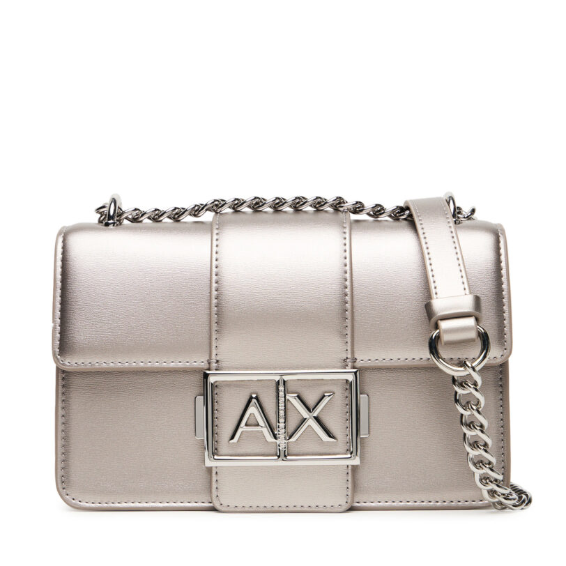 Дамска чанта Armani Exchange XW000071 AF12039 U8097 Сребрист цвят на ниска цена