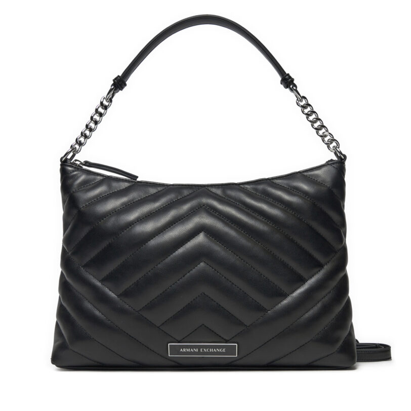 Дамска чанта Armani Exchange XW000300 AF12037 UC001 Черен цвят на ниска цена