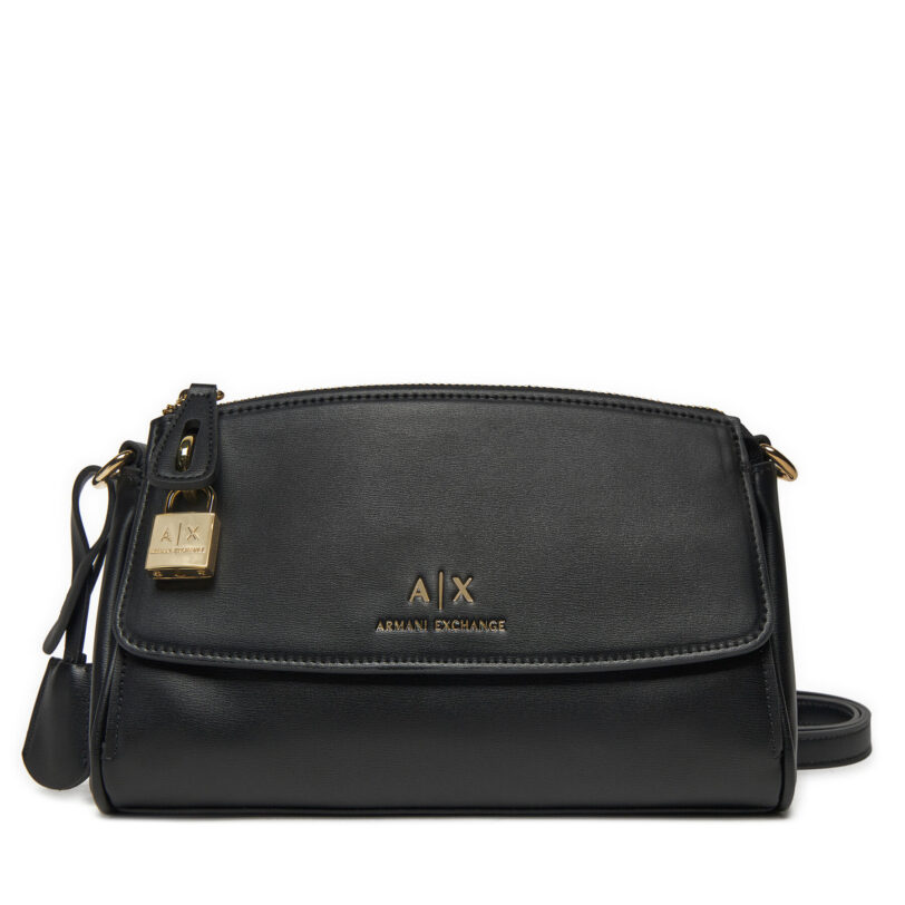 Дамска чанта Armani Exchange XW000304 AF12040 UC001 Черен цвят на ниска цена