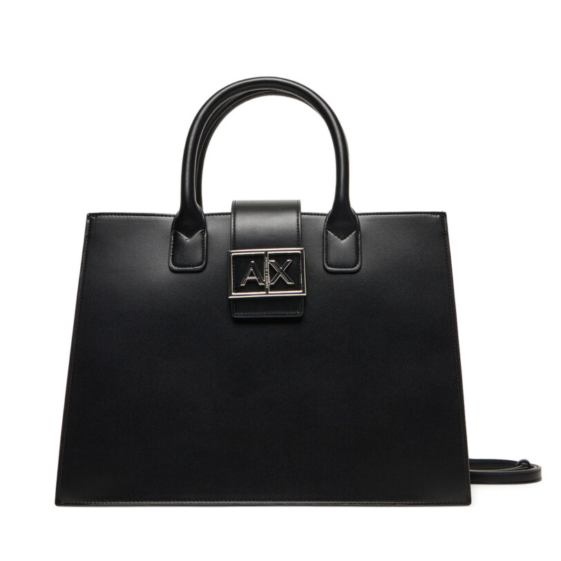Дамска чанта Armani Exchange XW000305 AF12039 UC001 Черен цвят на ниска цена