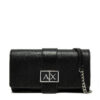Дамска чанта Armani Exchange XW000358 AF12039 UC001 Черен цвят на ниска цена