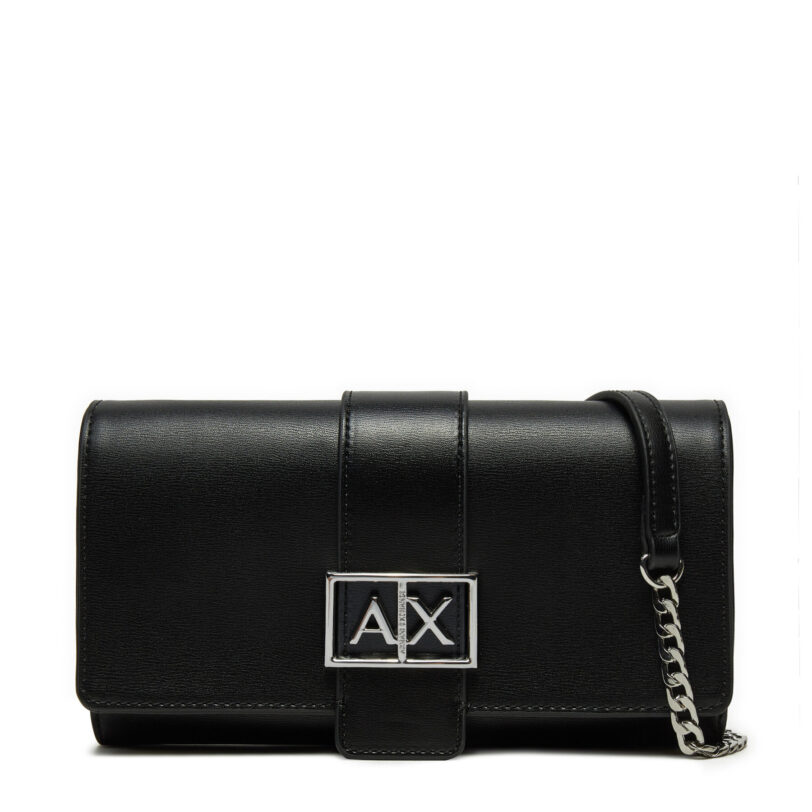 Дамска чанта Armani Exchange XW000358 AF12039 UC001 Черен цвят на ниска цена