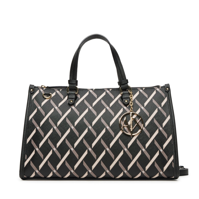 Дамска чанта Armani Exchange XW000400 AF17155 MC043 Черен цвят на ниска цена