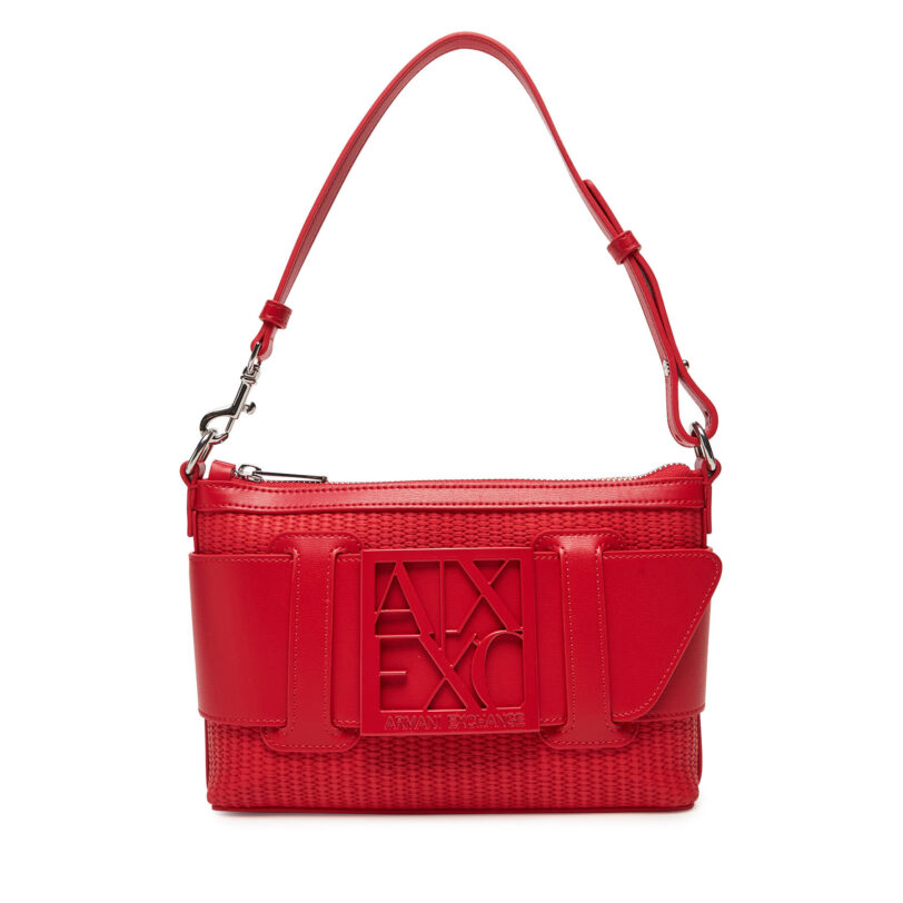 Дамска чанта Armani Exchange XW000921 AF13673 U5006 Червен цвят на ниска цена