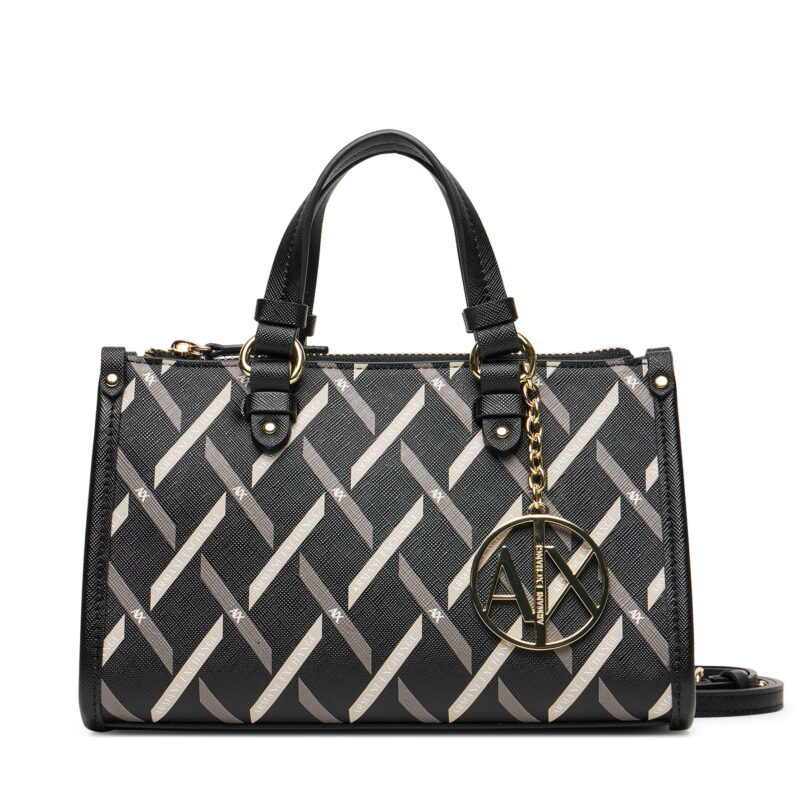 Дамска чанта Armani Exchange XW000928 AF17155 MC043 Черен цвят на ниска цена