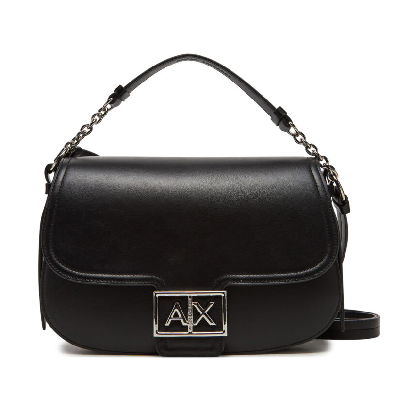 Дамска чанта Armani Exchange XW000940 AF13687 UC001 Черен цвят на ниска цена