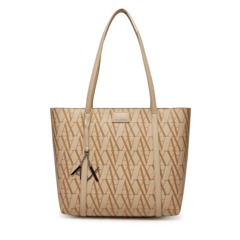 Дамска чанта Armani Exchange XW001199 AF15325 F8035 Бежов цвят на ниска цена