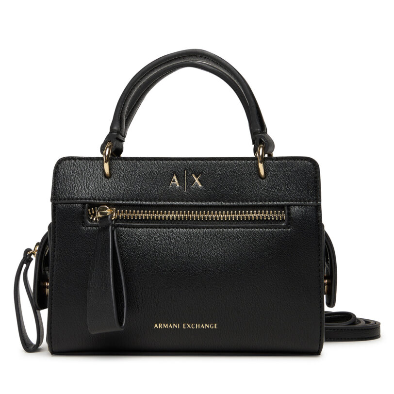Дамска чанта Armani Exchange XW001212 AF17117 UC001 Черен цвят на ниска цена