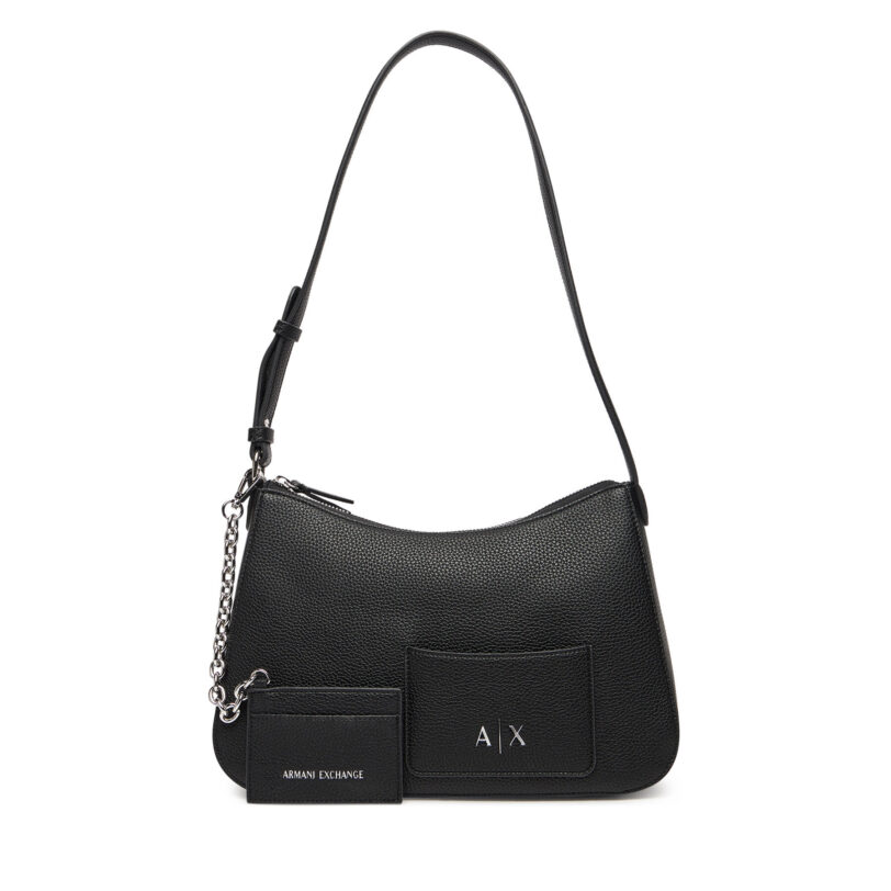 Дамска чанта Armani Exchange XW001213 AF15625 UC001 Черен цвят на ниска цена