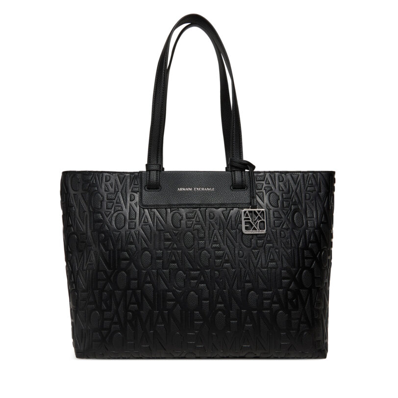 Дамска чанта Armani Exchange XW001482 AF15774 UC001 Черен цвят на ниска цена