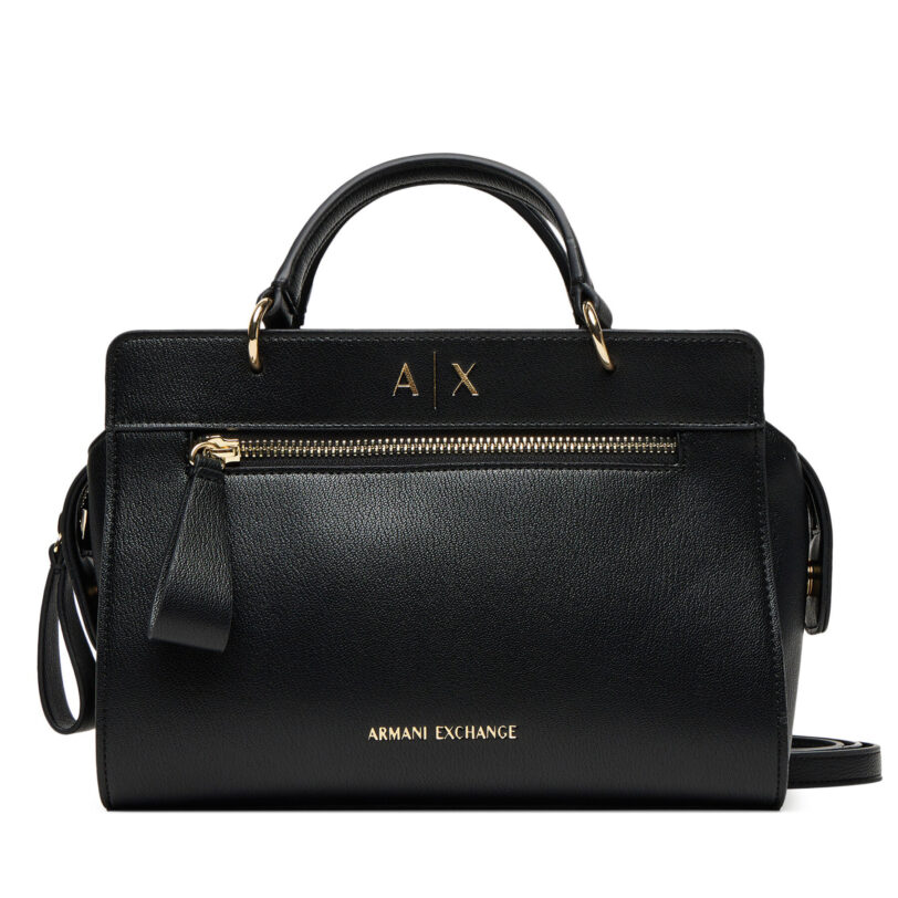 Дамска чанта Armani Exchange XW001554 AF17117 UC001 Черен цвят на ниска цена