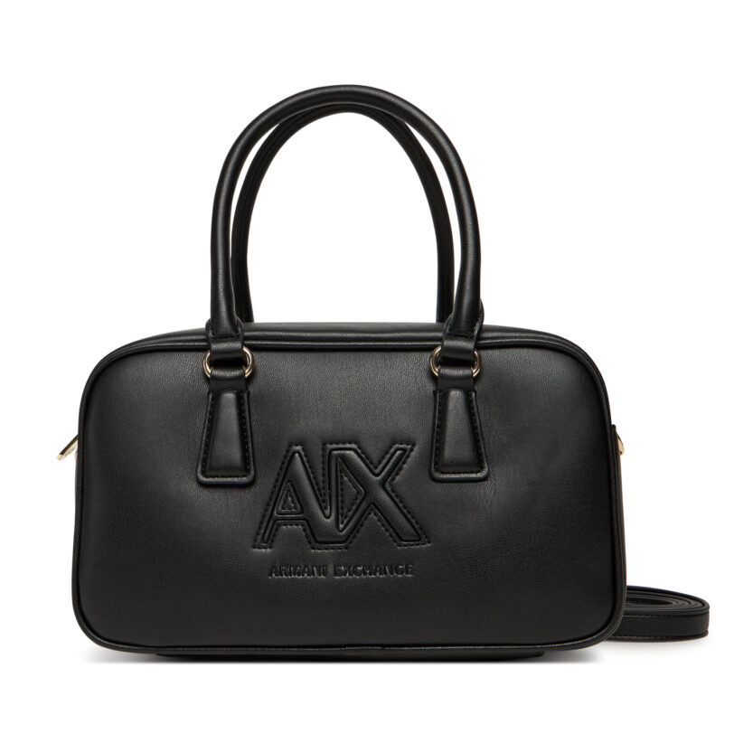 Дамска чанта Armani Exchange XW001567 AF15634 UC001 Черен цвят на ниска цена