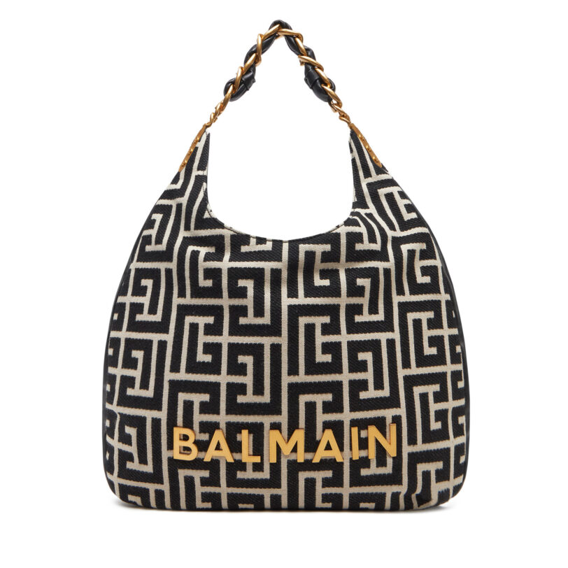 Дамска чанта Balmain DN0BT929TJQX Черен цвят на ниска цена