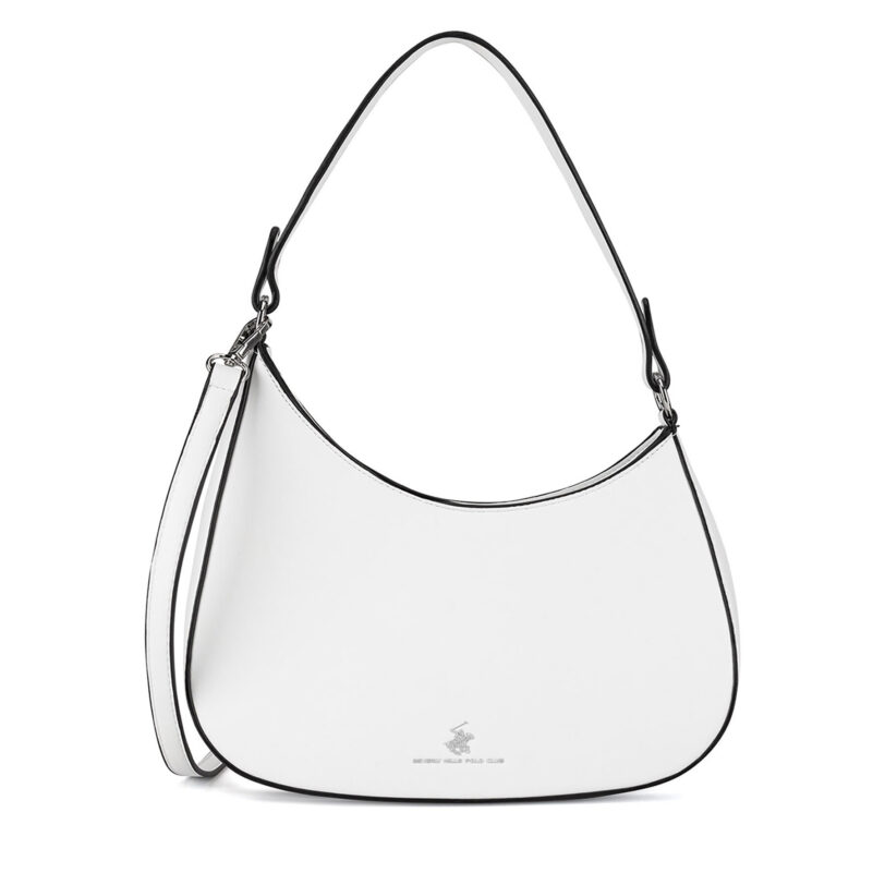 Дамска чанта Beverly Hills Polo Club BHPC-B-003-06 Бял цвят на ниска цена