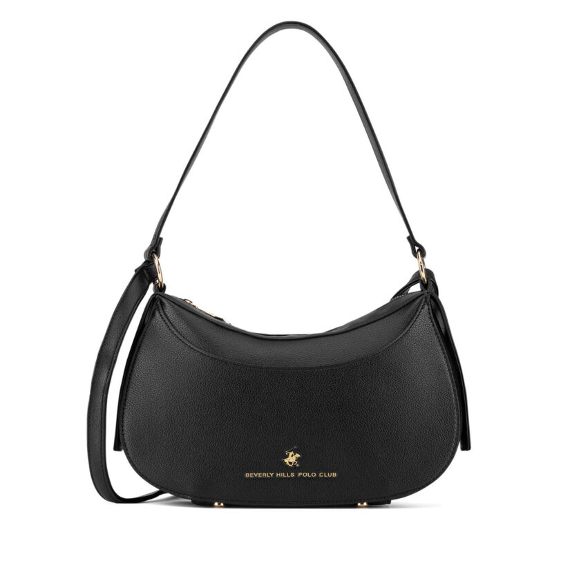 Дамска чанта Beverly Hills Polo Club BHPC-C-008-07 Черен цвят на ниска цена