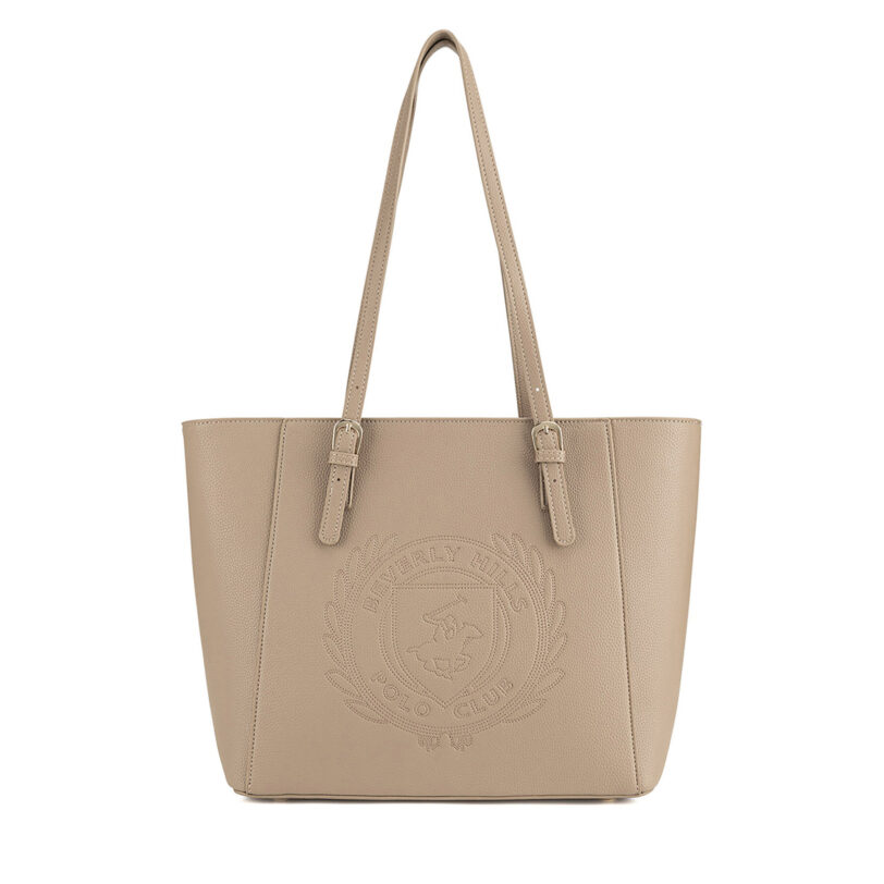 Дамска чанта Beverly Hills Polo Club BHPC-K-030-06 Бежов цвят на ниска цена