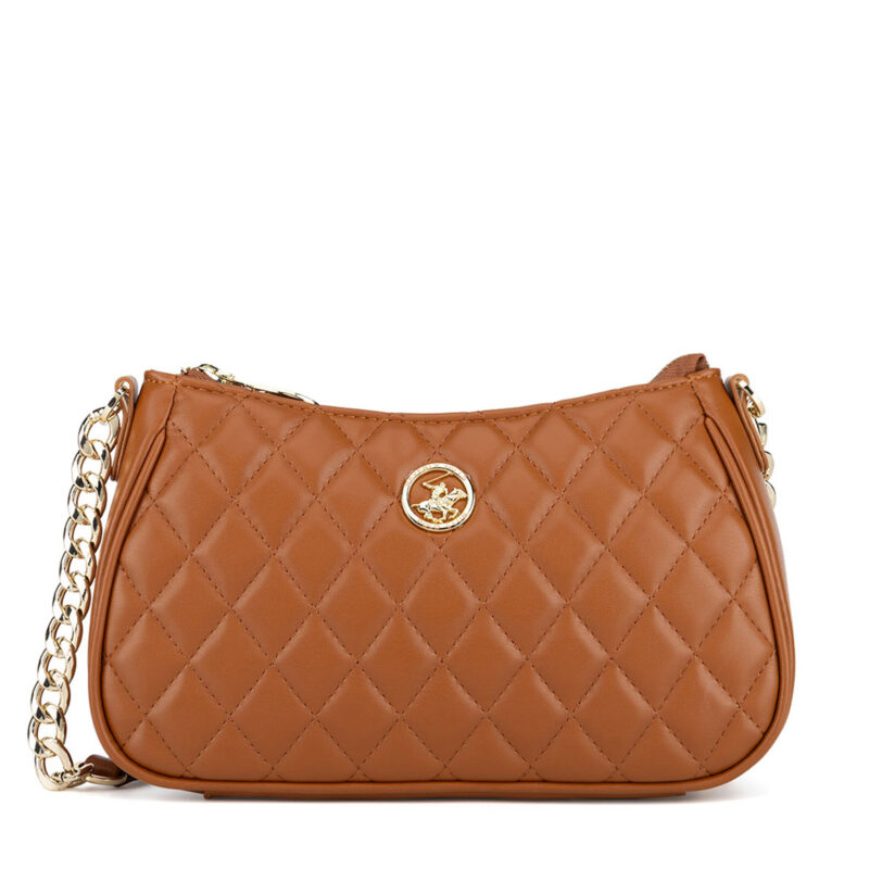 Дамска чанта Beverly Hills Polo Club BHPC-K-035-06 Кафяв цвят на ниска цена