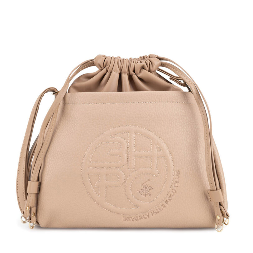 Дамска чанта Beverly Hills Polo Club BHPC-K-042-06 Бежов цвят на ниска цена
