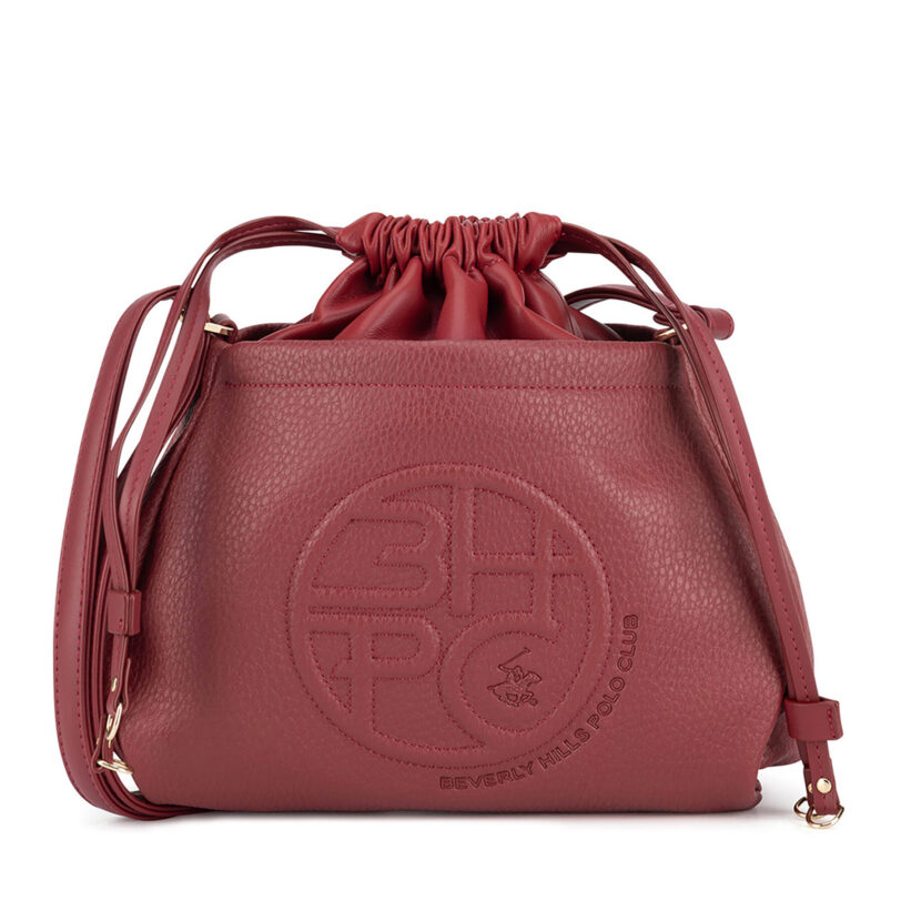 Дамска чанта Beverly Hills Polo Club BHPC-K-042-06 Червен цвят на ниска цена