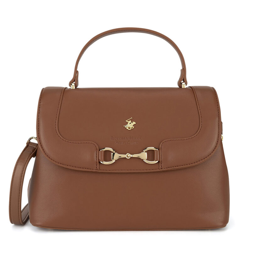 Дамска чанта Beverly Hills Polo Club BHPC-K-046-06 Кафяв цвят на ниска цена