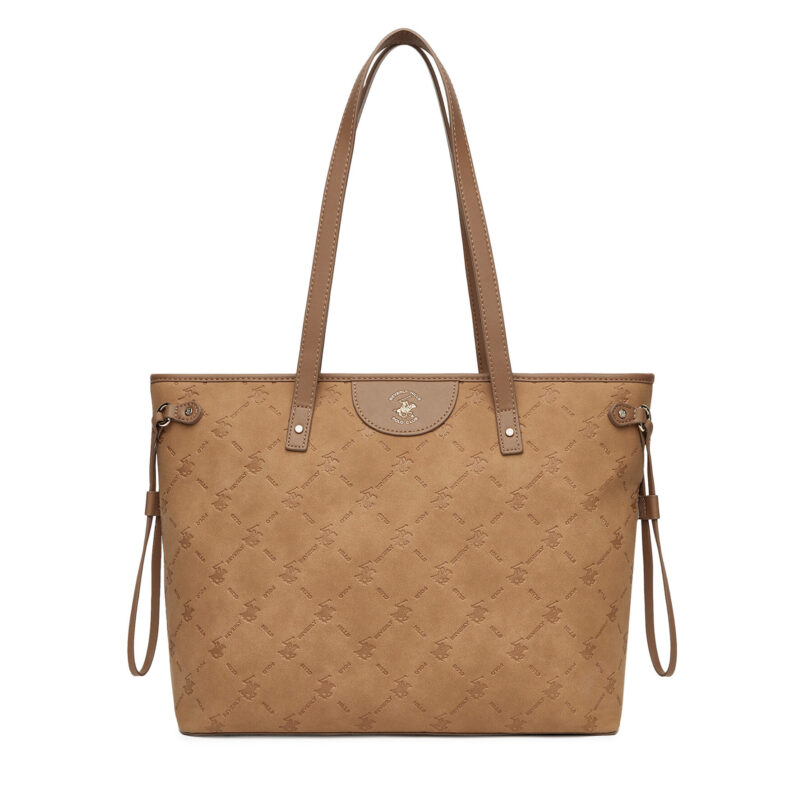 Дамска чанта Beverly Hills Polo Club BHPC-L-005-07 Кафяв цвят на ниска цена