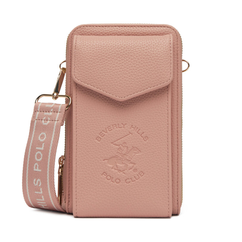 Дамска чанта Beverly Hills Polo Club BHPC-L-006-07 Розов цвят на ниска цена