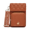 Дамска чанта Beverly Hills Polo Club BHPC-L-007-07 Кафяв цвят на ниска цена