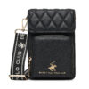 Дамска чанта Beverly Hills Polo Club BHPC-L-007-07 Черен цвят на ниска цена