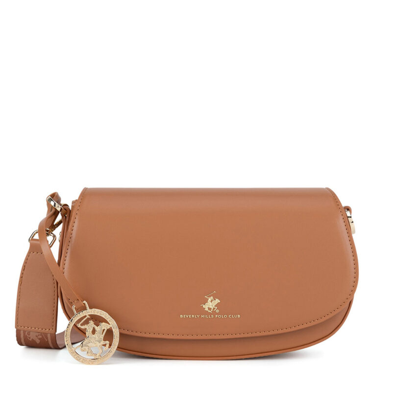 Дамска чанта Beverly Hills Polo Club BHPC-S-001-07 Кафяв цвят на ниска цена