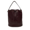 Дамска чанта Calvin Klein Bold Ck Large Bucket Bag LV04F3232G Бордо цвят на ниска цена