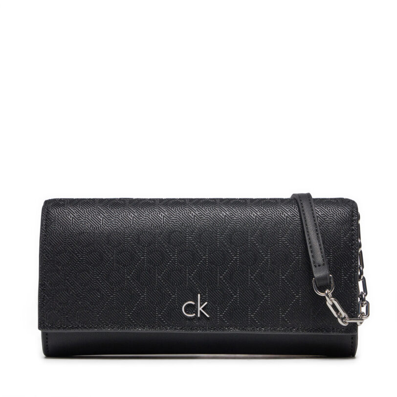 Дамска чанта Calvin Klein Ck Daily Wallet Mini Bag_Mono K60K612853 Черен цвят на ниска цена
