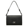 Дамска чанта Calvin Klein Ck Elongated Shoulder Bag K60K612807 Черен цвят на ниска цена