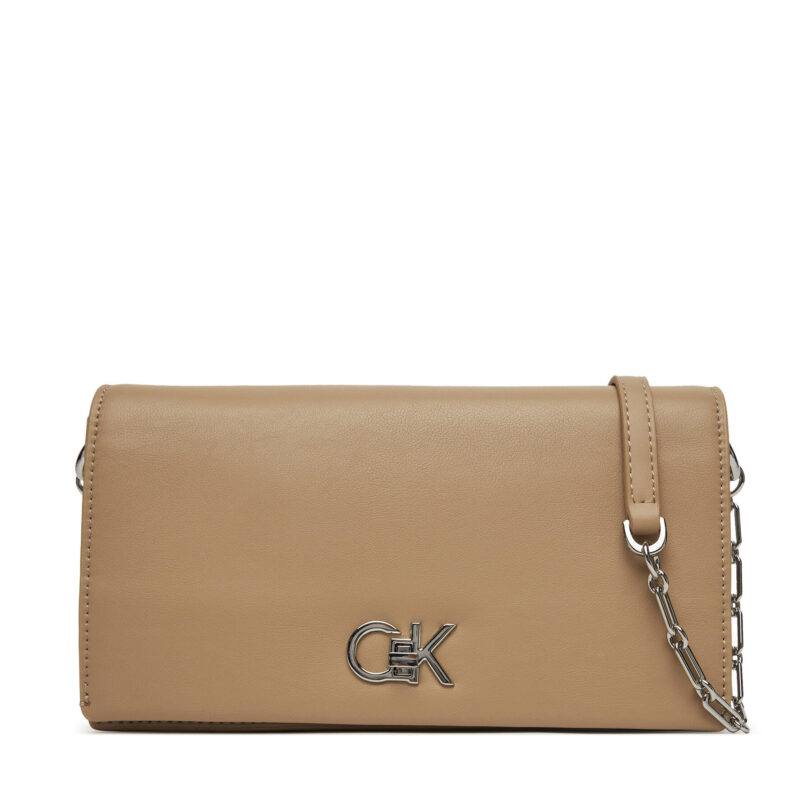 Дамска чанта Calvin Klein Ck Mini Chain Bag K60K612806 Бежов цвят на ниска цена