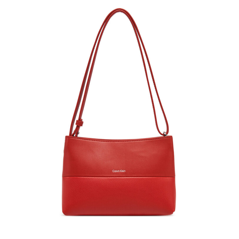 Дамска чанта Calvin Klein Ck Mixmedia Convertible Sm Bag K60K613009 Червен цвят на ниска цена