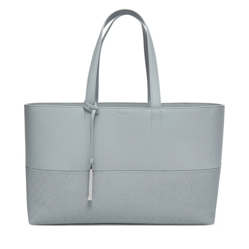 Дамска чанта Calvin Klein Ck Mixmedia Shopper_Mono K60K613166 Сив цвят на ниска цена