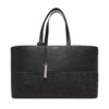 Дамска чанта Calvin Klein Ck Mixmedia Shopper_Raffia K60K613167 Черен цвят на ниска цена